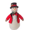 Raz 7" Holiday Snowman in Red Coat and Top Hat Christmas Ornament -Southern Tide Shop Belk 435