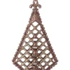 Raz 5" Antique Brown Glittered Cross Hatch Ball Finial Christmas Ornament 1 Raz 5" Antique Brown Glittered Cross Hatch Ball Finial Christmas Ornament -Southern Tide Shop Belk 444