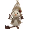 Raz 9.75" Country Cabin Decorative Sitting White Bird in Scarf and Hat Stuffed Animal Figure -Southern Tide Shop Belk 449