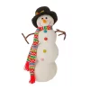Raz 21" White and Black Posable Christmas Snowman Decor -Southern Tide Shop Belk 457