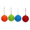 Raz Set of 4 Vibrantly Colored Knitted Christmas Ball Ornaments 2.5” (63.5mm) 1 Raz Set of 4 Vibrantly Colored Knitted Christmas Ball Ornaments 2.5” (63.5mm) -Southern Tide Shop Belk 487