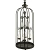 Raz 31" Bistro Kitchen Rustic Black Birdcage Glass Tea Light Candle Holder -Southern Tide Shop Belk 507
