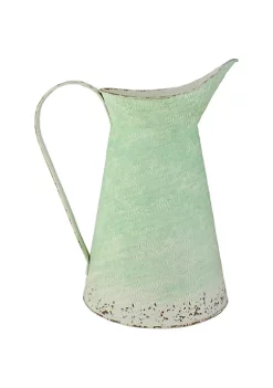 Raz 13" Green Ombre Decorative Pitcher