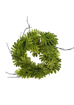 Raz Philodendron Leaves and Twigs Artificial Tropical Wreath - 26-Inch Unlit 9 Raz Philodendron Leaves and Twigs Artificial Tropical Wreath - 26-Inch Unlit -Southern Tide Shop Belk 566