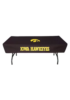 Rivalry Modern Sports Team Logo Design Iowa 6 Foot Table Cover