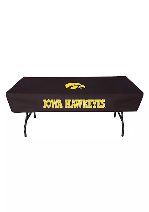 Rivalry Modern Sports Team Logo Design Iowa 6 Foot Table Cover 4 Rivalry Modern Sports Team Logo Design Iowa 6 Foot Table Cover - Image 2