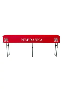 Rivalry Modern Sports Team Logo Design Nebraska 6 Foot Table Cover -Southern Tide Shop Belk 707