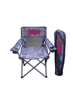 Rivalry Modern Sports Team Logo Design Mississippi Realtree Camo Chair
