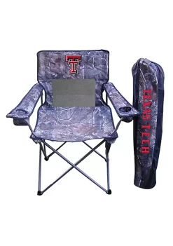 Rivalry Modern Sports Team Logo Design Texas Tech Realtree Camo Chair