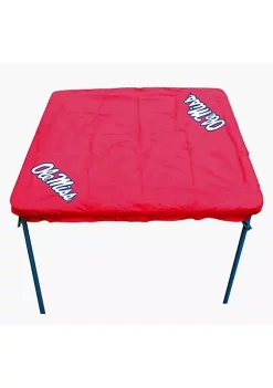 Rivalry Modern Sports Team Logo Design Mississippi Card Table Cover