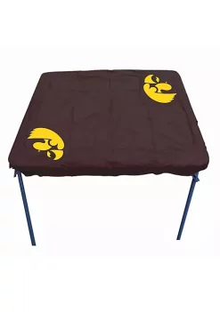 Rivalry Modern Sports Team Logo Design Iowa Card Table Cover